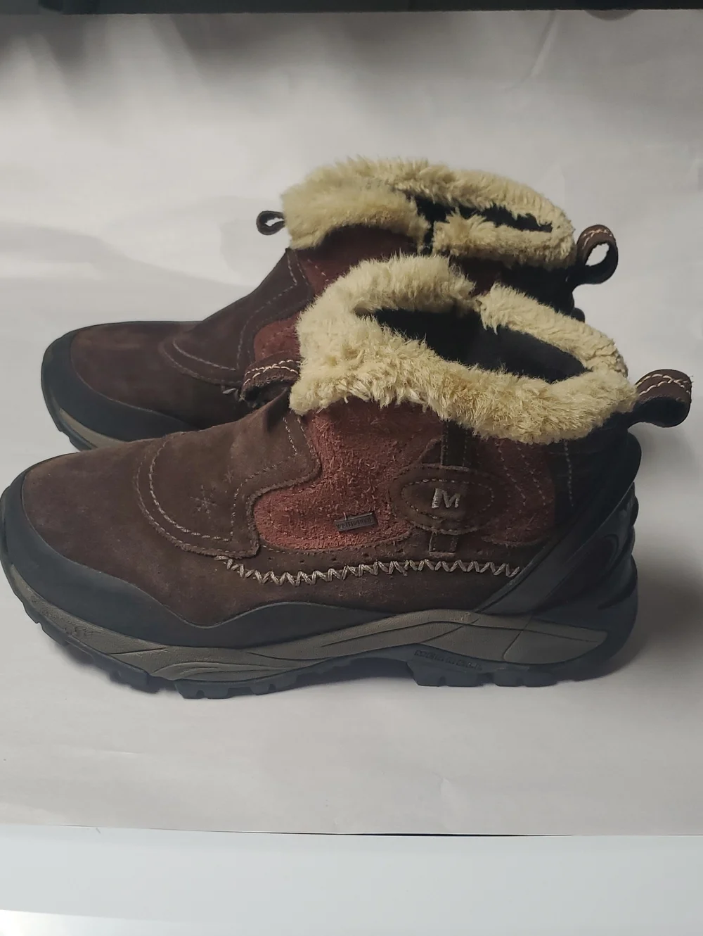 Merrell Sleet 6 Waterproof Bracken Suede Hiking Winter Boots Size 8.5 Womens